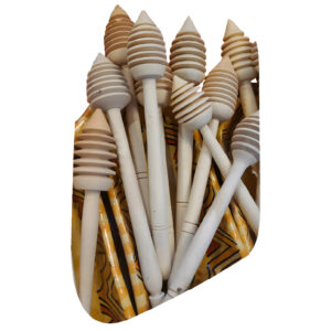 Houten honinglepel gemaakt van hoogwaardig, duurzaam hout, voegt deze lepel een vleugje natuurlijke elegantie toe aan jouw koffietafel of ontbijtbord. 16 centimeter, groep.